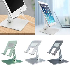 Supports pour tablettes Support de téléphone portable de bureau en alliage d'aluminium Support de tablette Ipad pliable Support de bureau de téléphone portable Support paresseux pour Gadgets de téléphone YQ240125