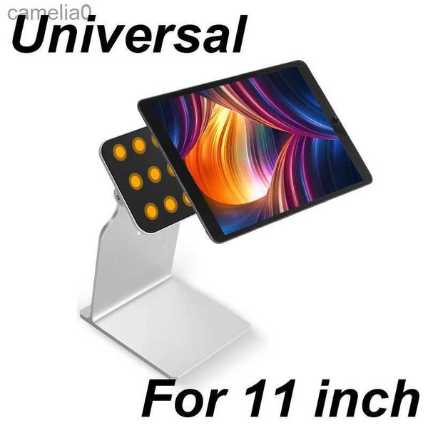 Tablet PC Stands Aluminium Glue Magnetic Stand 360 ROTATION ROTATION RÉGLABLE PROPRIÉTÉ PLIBLABLE POUR IPAD HUAWEI LENOvo 11 pouces Tabletl231225