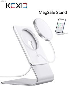 Tablet PC-standaarden Mobiele telefoonhouders Houders KUXIU-standaard voor MagSafe-oplader Aluminium desktophouder Dock Compatibel met iPhone 14/13/12 YQ240125