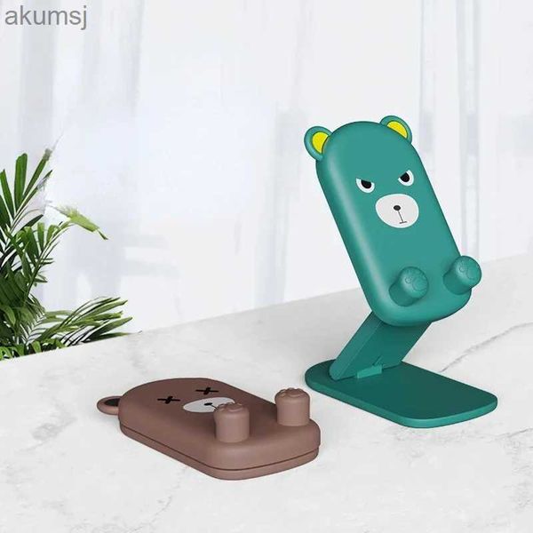 Supports pour tablette PC Support de dessin animé mignon Support de téléphone portable pliable Support de tablette Support de combiné de bureau pour téléphone portable pour iPad iphone YQ240125