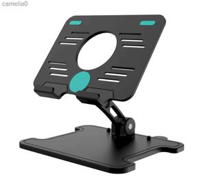 Tablet PC Stands Haevis Map Dubbele Magnetische Standaard Universele Stand Luie Telefoon Tablet Houder Tablet PC Houder NewL231225