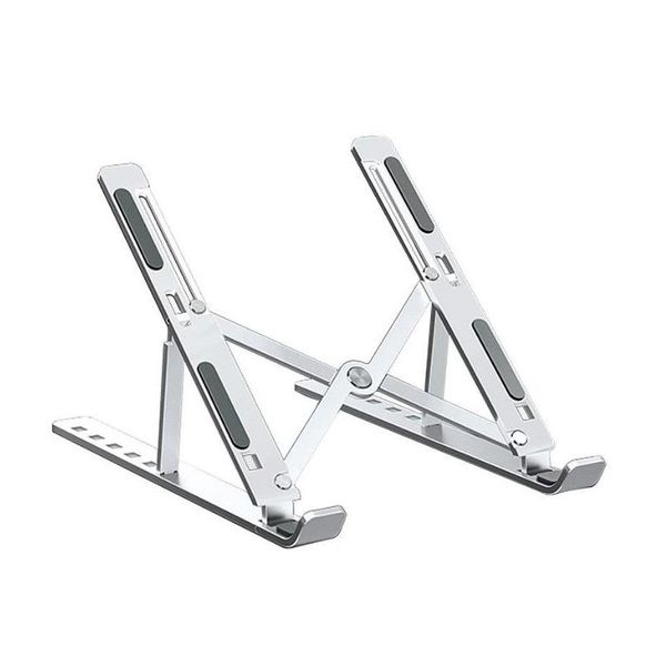 Tablet PC Stands Support en alliage d'aluminium pour ordinateur portable pour Book Air Pro Ipad Notebook Support de support de tablette pliable Support de livraison directe Ordinateurs Ne Dhy5Z