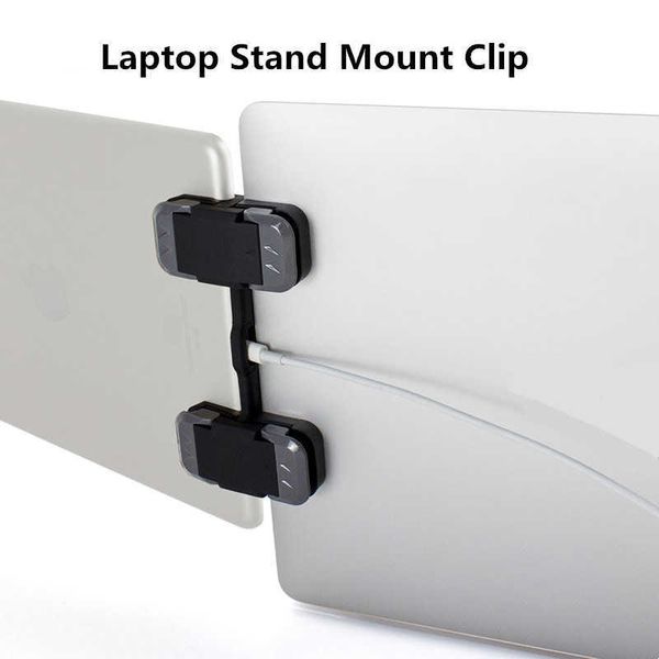 Tablette PC Stands Multi-écran Portable Support pour ordinateur portable Clip de montage Connecte le support de tablette Affichage du moniteur Support de support réglable Kit de montage W221013