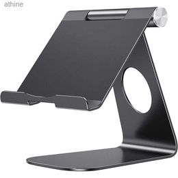 Supports pour tablette PC Supports pour tablette support de support de tablette berceau de quai en métal pour iPad Pro Air Mini 6 11 10 onglet Mi Pad MiPad Kindle téléphone YQ240125