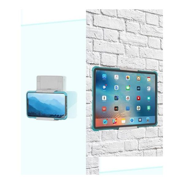 Supports pour tablettes PC TFY Tablettes et smartphones Support mural pour s'adapte à la cuisine Salle de bain Chambre Salle de lecture Plus White3234793 Dro Otqhs