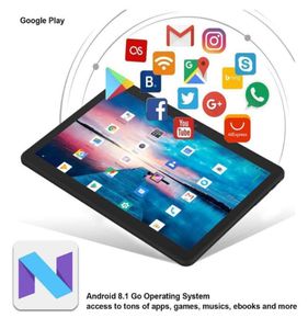 Tablet PC ultradelgada de 10 pulgadas Octa Core 6GB RAM 128GB ROM 25D vidrio templado 50M cámara Android 90 WiFi5958794