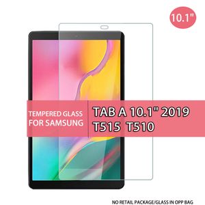 Protecteur d'écran en verre trempé pour tablette, pour Samsung Galaxy TAB A 10.1 2019 T515 T510 10.1 pouces, verre dans un sac OPP