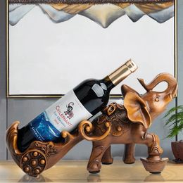 Tafelblad Wijnrekken Creatief Olifant Wijnrek Hars Imitatiehout Wijnfleshouder Woondecoratie Woonkamer Wijnkast Bar Gereedschap Cadeau 231109