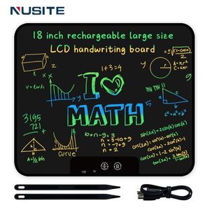 Tabletten 18 inch oplaadbare LCD Writing Tablet Wisbare elektronische tekentafel Doddle Board educatief leerspeelgoed Geschenken voor kinderen