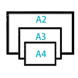 Tabletten 2022 A2/A3/A4 Tekentablet Digitale Grafische Tablet LED Diamant Schilderen Licht Pad Board Draagbare Board voor Xray film viewer