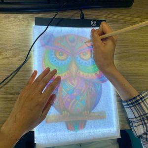 Tablettes 30x20cm Led dessin copie Pad planche enfants jouet peinture éducatifs enfants grandir camarades de jeu cadeaux créatifs pour les enfants