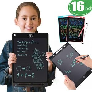 Tablettes 8.5 / 12/16 pouces de tableau d'écriture dessin tablette d'écran d'écran d'écran d'écriture numérique tablettes tablettes électroniques pads manuscrit kid toys cadeau