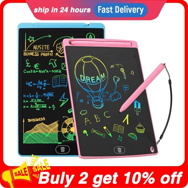 Tabletas 8.5/ 12 pulgadas Tablero de escritura Tableta LCD Pantalla Escribir tabletas gráficas digitales Toyadores electrónicos de escritura a mano Regalos Niño