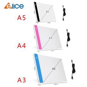 Tablettes A3 / A4 / A5 à trois niveaux DIMM LED PAD DROIS DROIS TACH TACKING BOX LUMIÈRE PROTECTION OEUX PROTECTIVE PLUS DE PEINTURE DIAMOND