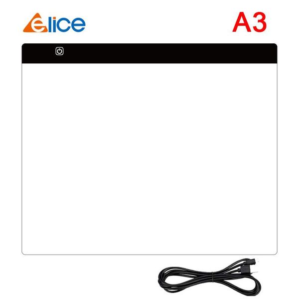 Tablettes A3 PAD LIGHT LED pour peinture de diamant artcraft tracer la boîte lumineuse Boîte à copie de tablettes numériques peinture d'écriture de dessin tablette