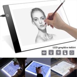 Tabletten A4 (235x335mm) LED -lichtdoos Tracer A4 Ultradunne Light Pad Copy Board voor artiesten Tekenen/schetsen/Animatie/stencilling x