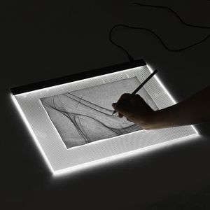 Comprimés Aibecy A3 Boîte lumineuse LED Traçage de plate-forme Light Stepless Drawing Dessin Tablet Eyeprotect Pad pour la peinture Sketching Animation