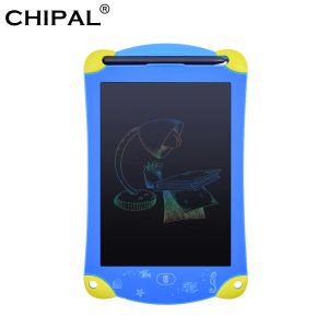 CHIPAL 8,5 inch LCD Schrijven Tekentablet Digitaal Bord Uitwisbaar Kantoorblok Papierloos Herschreven Kladblok voor Kleur Kinderen Cadeau