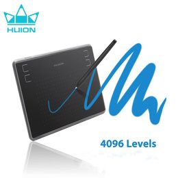 Tabletten HUION H430P 4x3 inch Ultralight Digital Pen Tablet Graphics Tablet Telefoon Connectiviteit Batterij Batterij Stylus Perfect voor OSU -spel