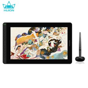 Tablettes Huion Nouvelle arrivée Kamvas 16 (2021) Graphique Monitor Dessin Tablet numérique Free Digital pour Win / Mac et Android 120% S RVB