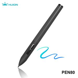 Tabletten Huion PEN80 Batterij Stylus Oplaadbare Pen Oplaadkabel 4 stuks Penpunten Pen Clip voor 1060PLUS/GT221/H420/H610PRO V2/H430P