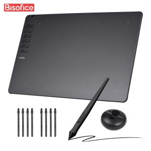 Tabletas Vinsa Graphics Drawing Tablet 330 Sketch de creación de arte ultrafino con lápiz óptico sin batería 8 Pen Nibs 8192 Niveles Presión