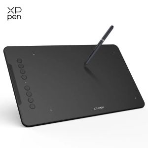 Tabletten XPPen Deco01 Grafische tablettekening 10x6 inch 8192 Niveaus Digitale kunst Batterij Gratis pen Tabletten 8 Sleutels voor kinderen Windows Mac