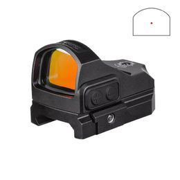 Tactique 1x24x17 point rouge portée pistolet Compact réflexe vue antichoc étanche tir optique lunette de visée pour la chasse