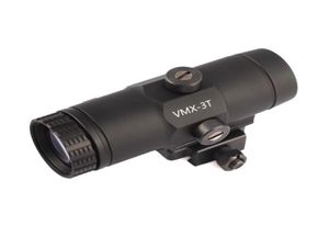 Tactical 3x Magnifed VMX3T SIGNE HUNTING Rifle 3X Magnificateur avec interrupteur au support QD latéral pour holographie à points rouges Scope7342809