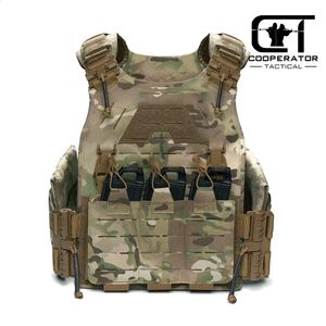 Tactique 500D militaire plaque gilet Airsoft Laser coupe Molle équipement équipement modulaire système de dégagement rapide gilets de chasse 240125