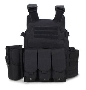 Tactisch 6094 Molle Vest Combat Body Armor Vest Army Paintball Wargame Plate Carrier Hunting Accessories6452226