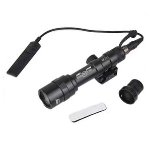 Accesorios tácticos Airsoft M600U linterna Surefir SF luz de explorador táctico LED blanco lámpara de caza ajuste 20mm riel Picatinny