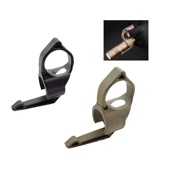 Accesorios tácticos Anillo de linterna Portable Adaptador de nylon de 1 pulgada compatible con múltiples modelos con orificio de 2.2 cm