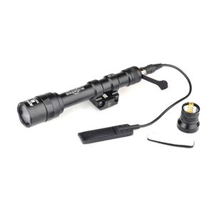 Tactische Accessoires jingming m4 m16 hk416 ar15 ZaklampM600AA tactisch sterk licht super heldere zaklamp met rattenstaart en kroonkop Draagbare zaklamp