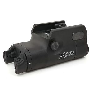 XC2 Ultra Compact LED Pistol Flashlight with Red Laser Sight - Tactical Airsoft Gun Accessory