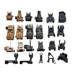 Tactische Accessoires Metaal Opklapbaar Iron Sight Back Up Set Voor Achter Bezienswaardigheden Voor 20mm Rail