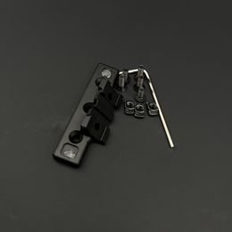 Tactische accessoires Offset Adaptieve lichte mount mlok Keymod met 20 mm rail taticale m300 m600 zaklamp Scoutlig