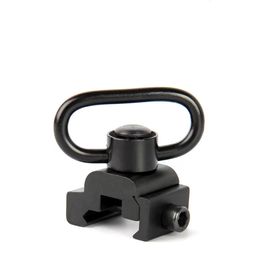 Tactische Accessoires QD Quick Release Detach Drukknop Met Basis Sling Swivel Adapter Set Picatinny Rail Mount Basis 20mm Aansluitende Sling Ring