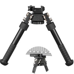 Tactische accessoires V8 Tactische bipod 360 ° Roterend volledig metaal 20 mm railbeugel sluipschijftelescopische statief jachtbevestiging