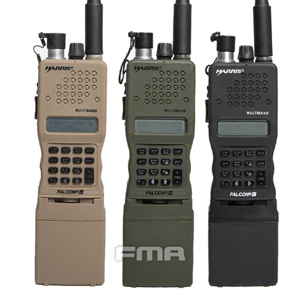 Accesorios tácticos wargame gear PRC-152 Dummy Radio Case BK/DE/OD AN/PRC-152 Multiband Handheld Rad