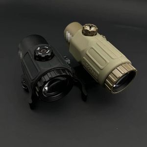 Accessoires tactiques G43 G33 Sight pour 558 Sight, loupe 3X avec interrupteur sur le côté, montage QD détachable rapidement, adapté à la chasse, appliquer un point rouge