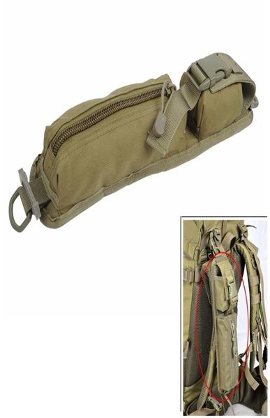 Soupchage accessoire tactique pour sac d'épaule sac à dos sac de rangement utilitaire attaché à molle ou à ceinture khaki9393063