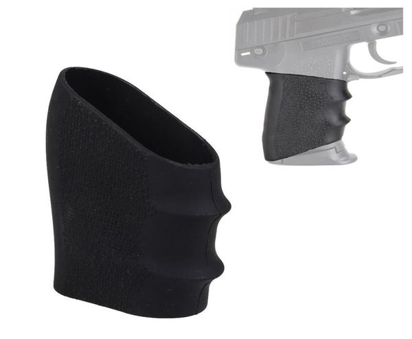 Accessoires Tactical Airsoft Couvercle de gants en caoutchouc anti-glisser pour la plupart des séries semi-à-pistolet et G17 G19 pour la chasse8959393