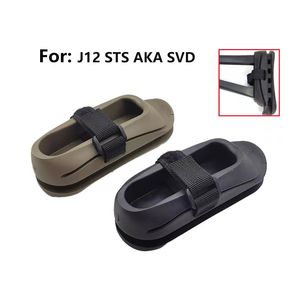 Accesorios tácticos de airsoft almohadilla de choque J12CP AK105 AK47U Triángulo plegable Padre de choque de choque Pad de goma SVD Accesorios de juguete