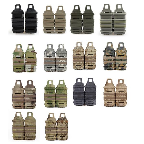 Tactique Airsoft Gilet Accessoire Boîte Étui Ensemble Molle Clip Rapide Mag Magazine Pochette NO06-101