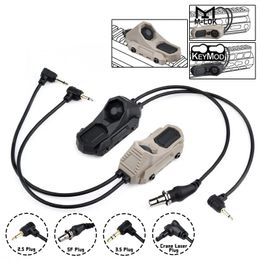 Bouton de commutation de pression à distance tactique AXON, pour lampe de poche PEQ15 DBAL Surefir M300 M600, lampe d'arme adaptée à Mlok Keymod Picatinny