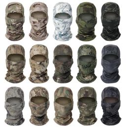 Masque tactique Masque Masques Full Face Masques Camouflage militaire Casque de wargame Capuche Cycling Bicycle Ski Mask Airsoft Scarf Cap