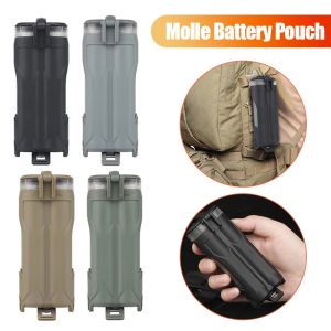 Boîte de rangement de batterie tactique étanche outil extérieur mini-batterie de batterie transport de caractéristiques portables de chasse portable MOLLE AIRSOFT SCHECH