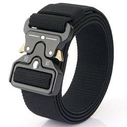 Ceinture tactique boucle magnétique ceinture élastique à dégagement rapide décontracté en Nylon outillage ceinture d'entraînement hommes pantalon ceinture