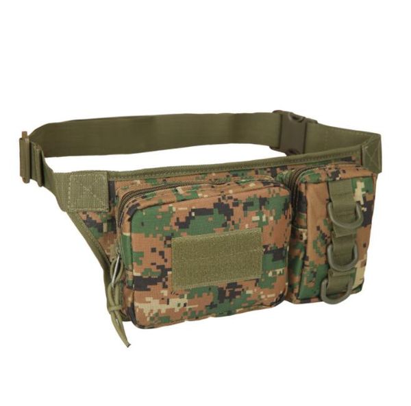 Ceinture tactique sac de taille dissimulé Molle Combat sacs d'entraînement pochette de transport étui Fanny Pack étanche oxford sac de taille